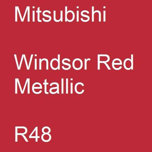 Mitsubishi, Windsor Red Metallic, R48.